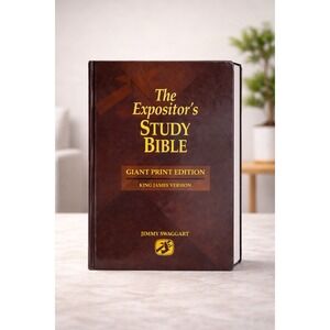 The Expositor'S Study Bible Giant Print KJV Jimmy Swaggart Red Letter New Sealed